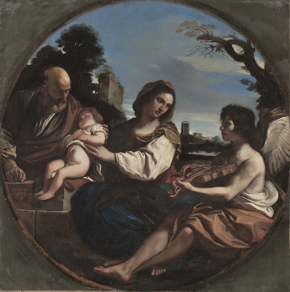 Giovanni Francesco Barbieri, il Guercino - Riposo durante la fuga in Egitto, 1624, Cleveland Museum of Art